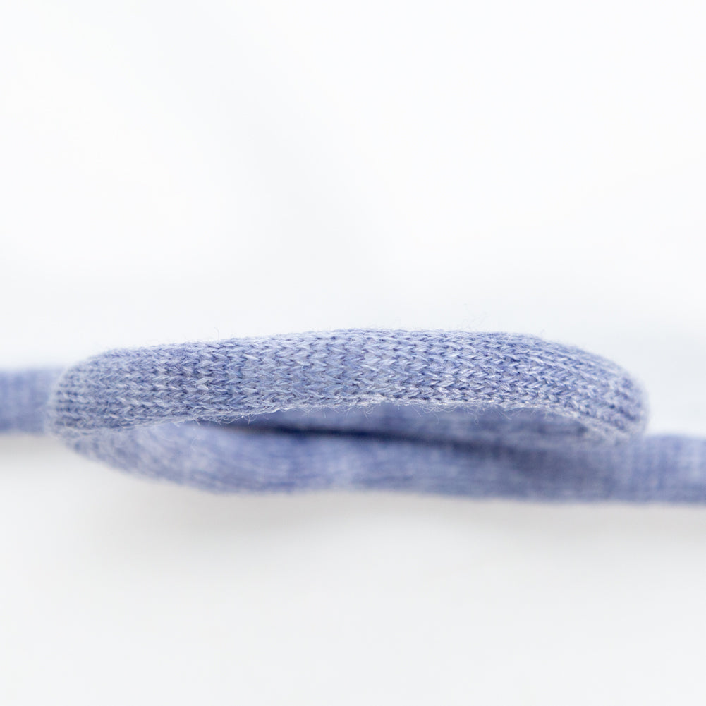 Italian Light Blue Wool Drawstring Trimming - 0.25