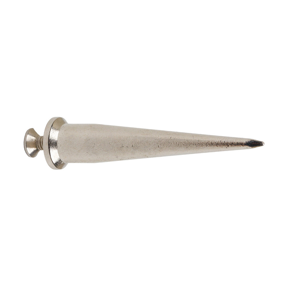 Nickel Thin Cone Spike with Screw - 2.125
