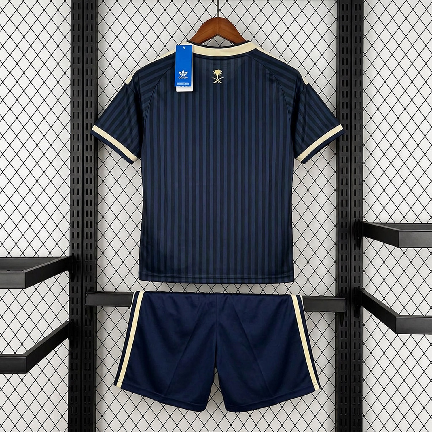 Al Nassr Riyadh Victory 26-27 Away Jersey With HUMAIN Sponsor Kids Kit - UnitedFutballJersey
