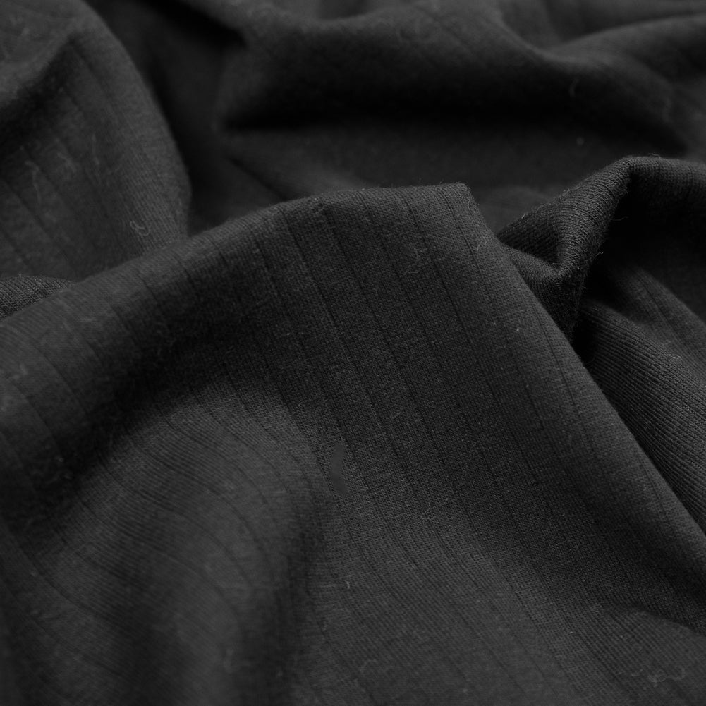 Black 9 x 1 Rib Knit - Joann Fabrics