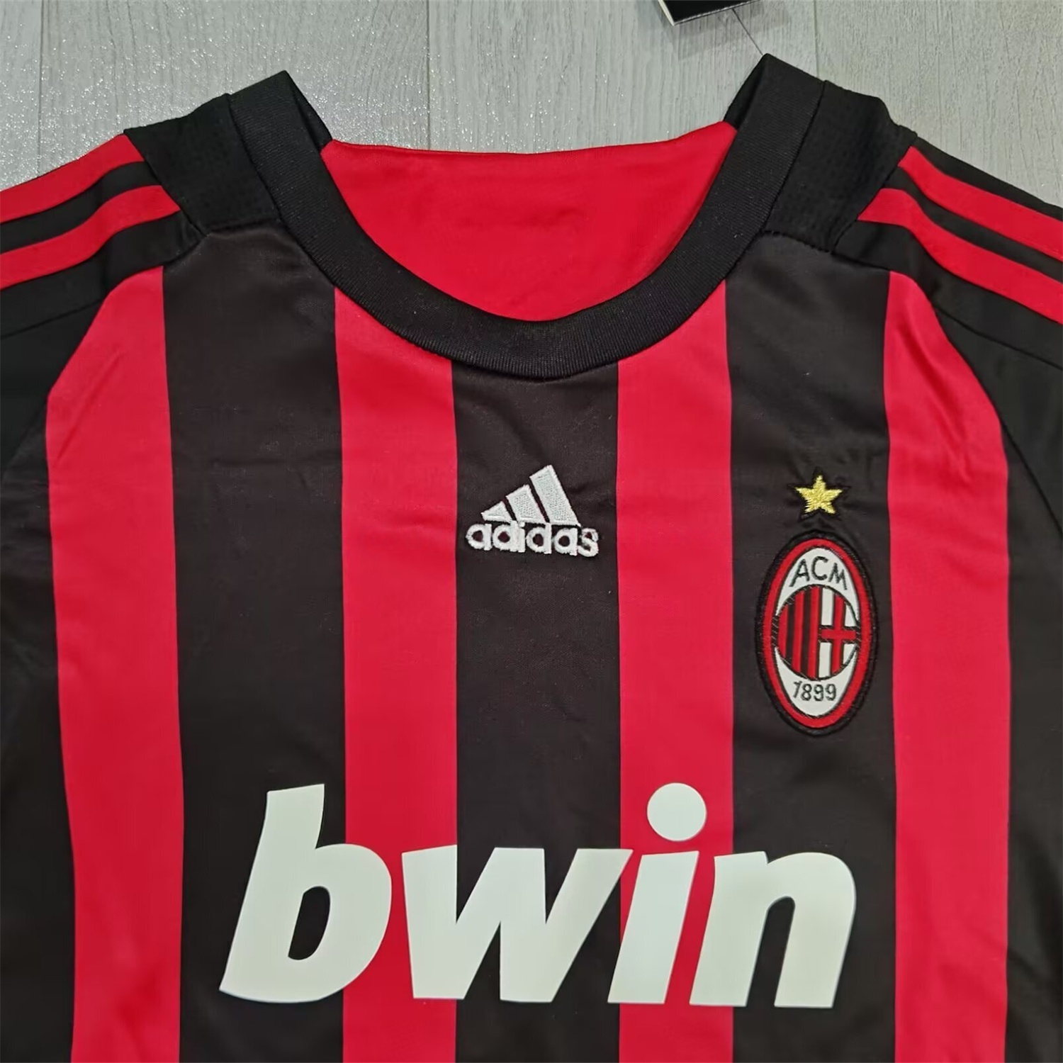 Retro AC Milan 2008-09 Home Kids Kit - UnitedFutballJersey