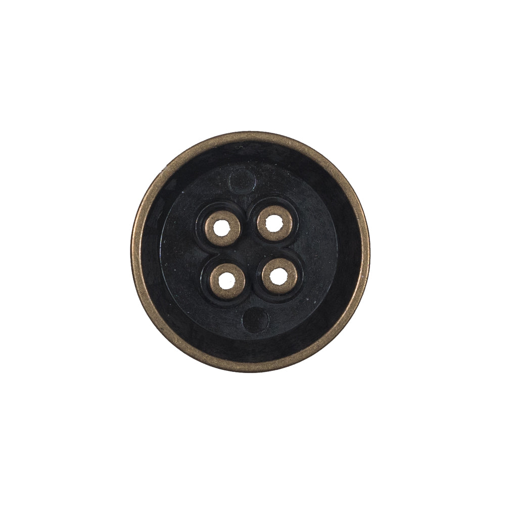 Italian Gold Metal 4-Hole Button - 36L/23mm - Joann Fabrics