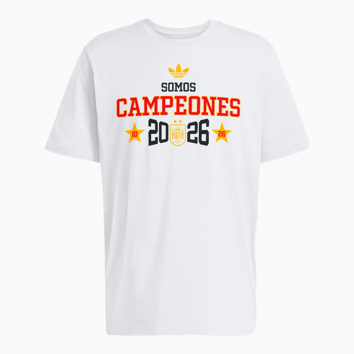 Spain 2026 World Cup Somos Campeones White T-shirt - UnitedFutballJersey