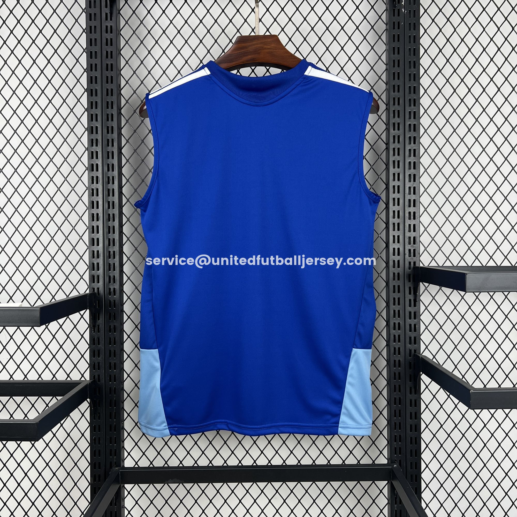 Cruzeiro 25-26 Pre-Match Ocean Blue Training Vest - Fans Version - UnitedFutballJersey