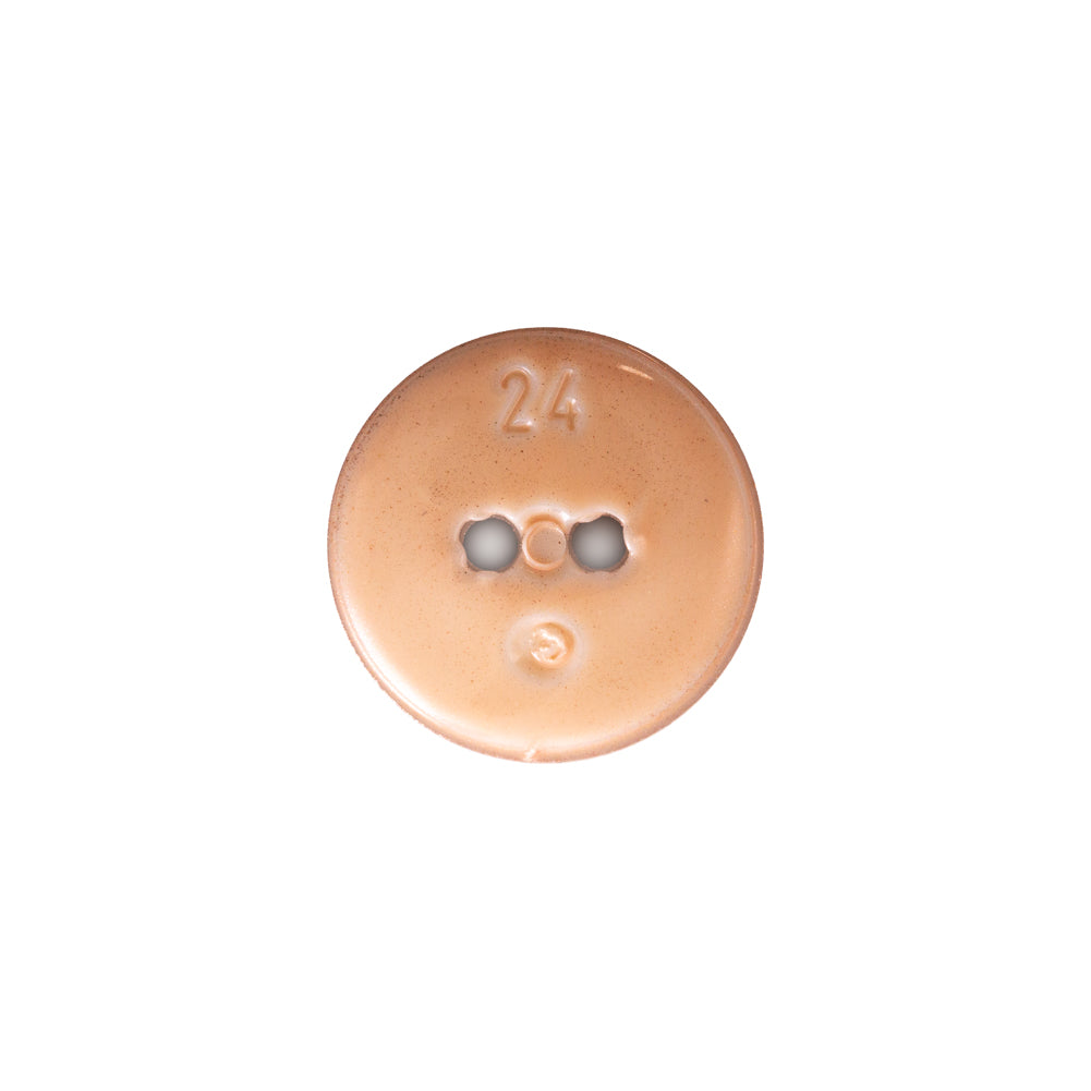 Italian Rose Gold Gravel 2-Hole Button - 24L/15mm - Joann Fabrics