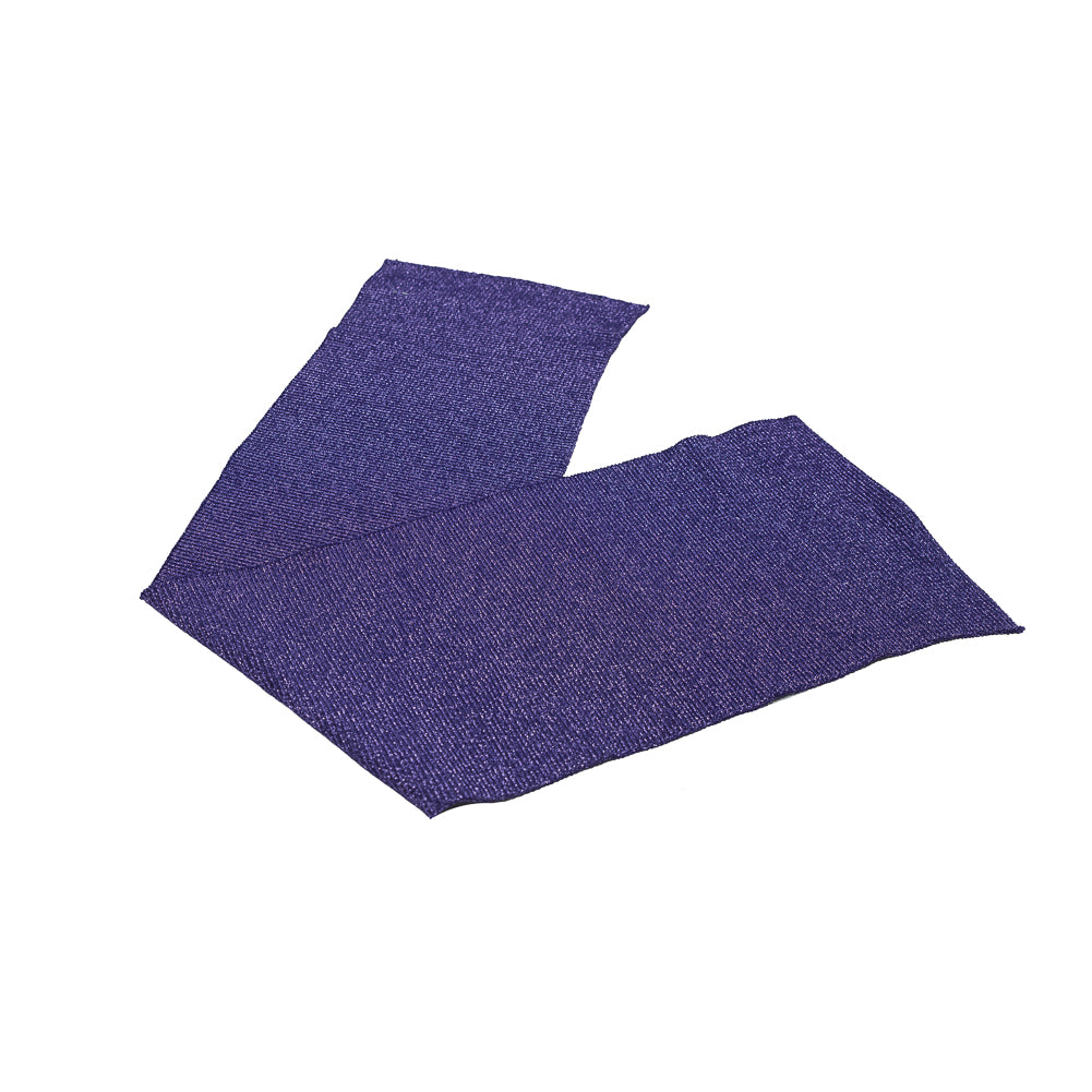 Purple Sparkle Rib Knit Trim - 7
