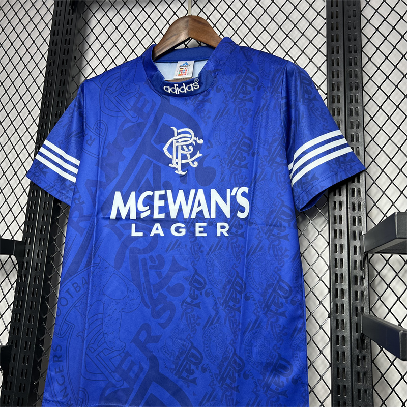 1995/1996 Retro Rangers Home Football Shirt 1:1 Thai Quality