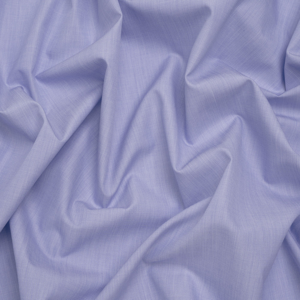 Cotton Shirting - Blue and White Striated - Deadstock - Joann Fabrics