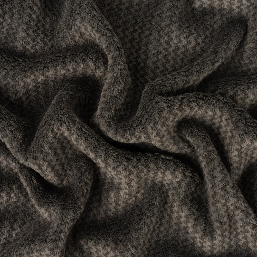 Peat Zig Zags Polyester Fleece - Joann Fabrics