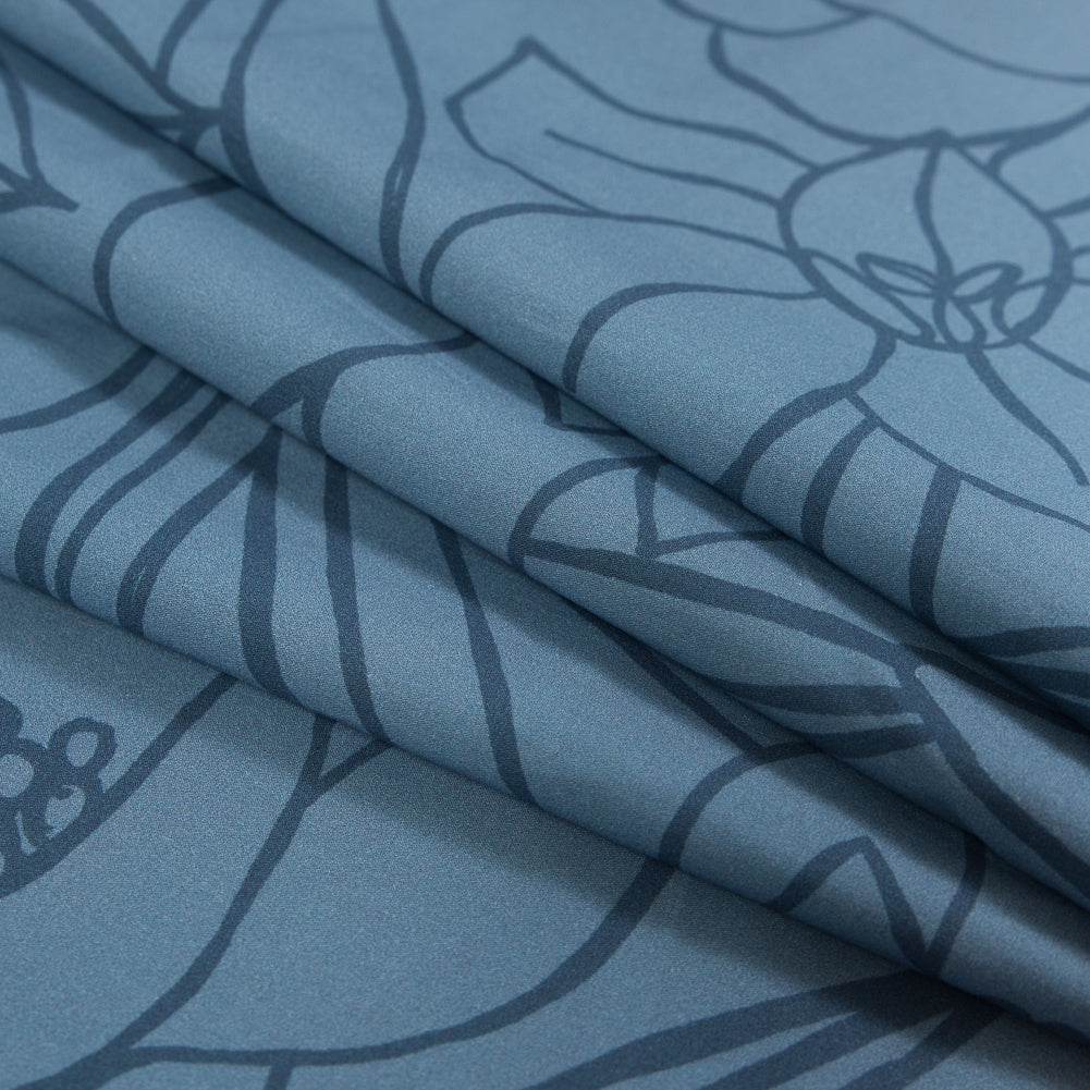 Mood Exclusive Night in Tunisia Blue Cotton Poplin - Joann Fabrics