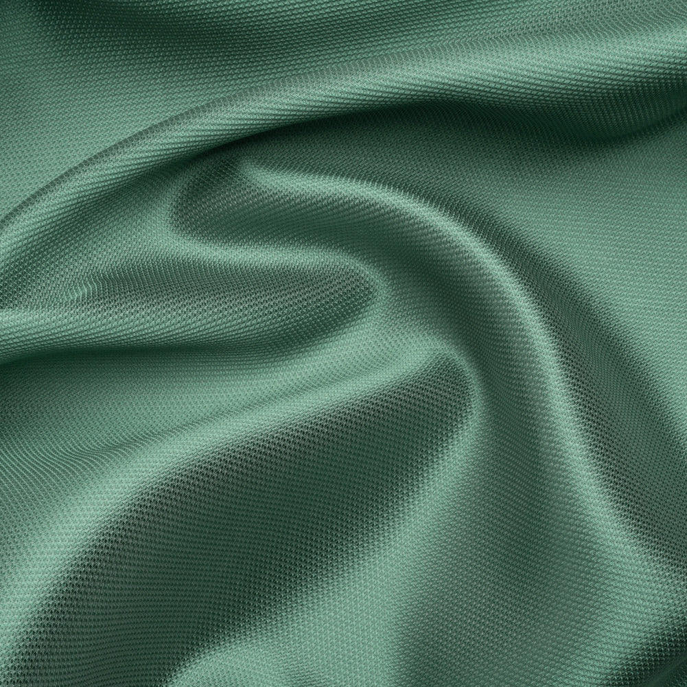 Polyester and Silk Mikado Pique Made in Italy - Beryl Green - Premium Collection - Joann Fabrics