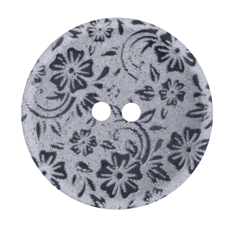Italian Metallic Silver Lasered Button - 54L/34mm - Joann Fabrics