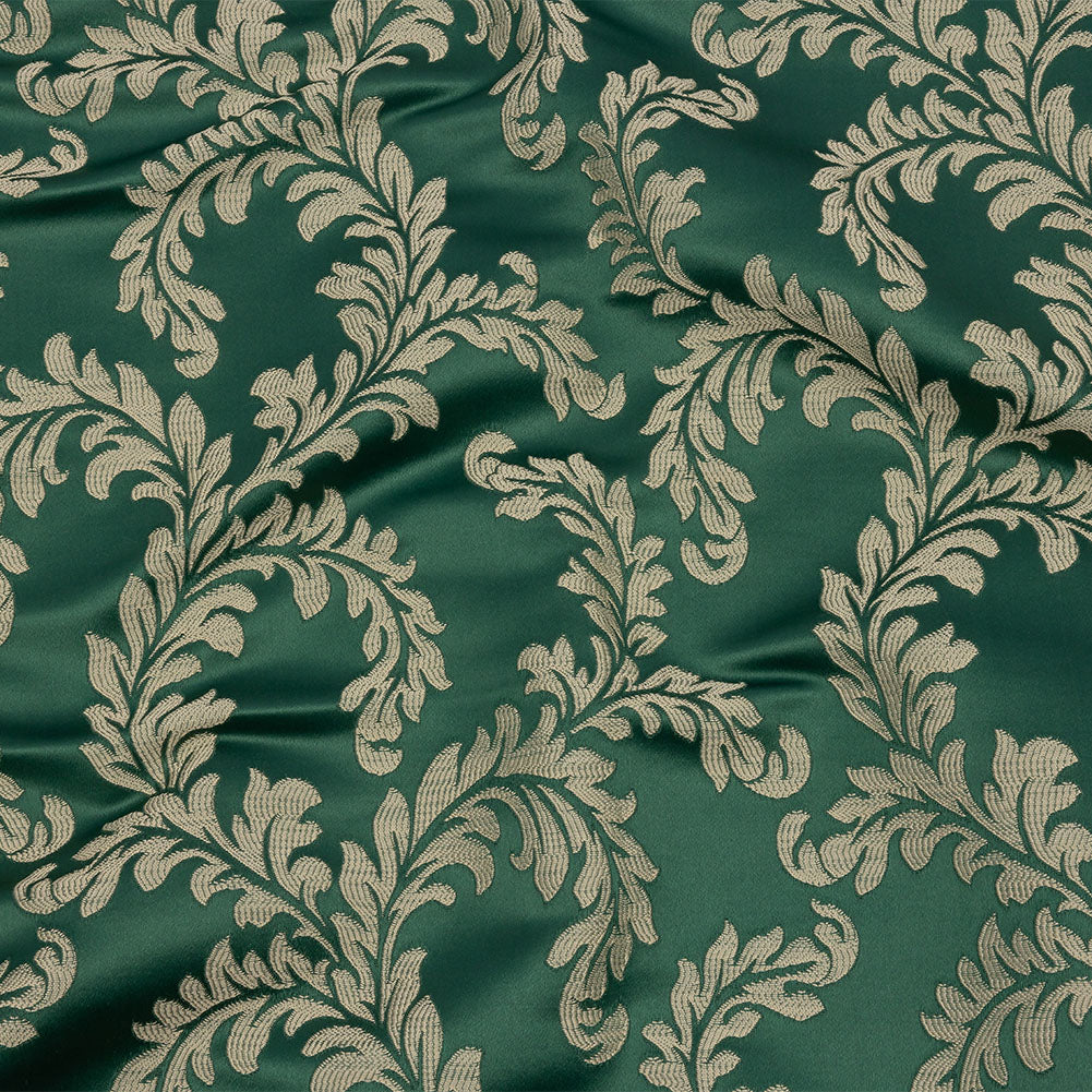 Drapery Jacquard - Emerald Elegant Ferns - British Imported - Joann Fabrics