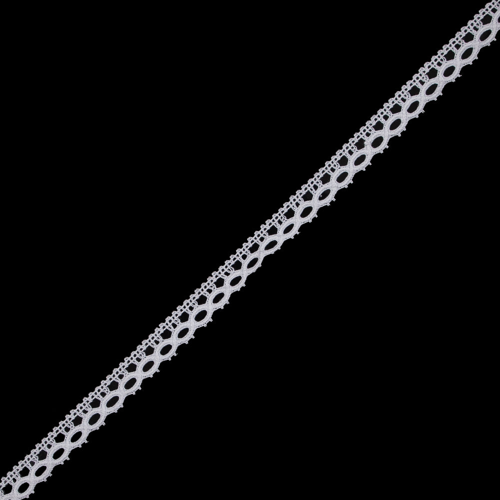 White Crochet Lace Trim - 0.5