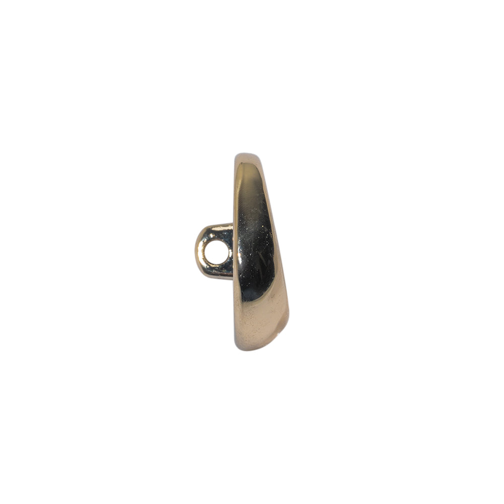 Off Center Low Concave Shank Back Metal Button - 24L/15mm - Pale Gold - Joann Fabrics
