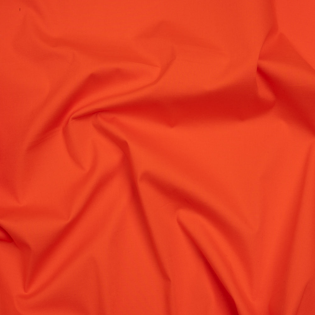 Stretch Cotton Poplin - Orange - Designer Deadstock - Joann Fabrics