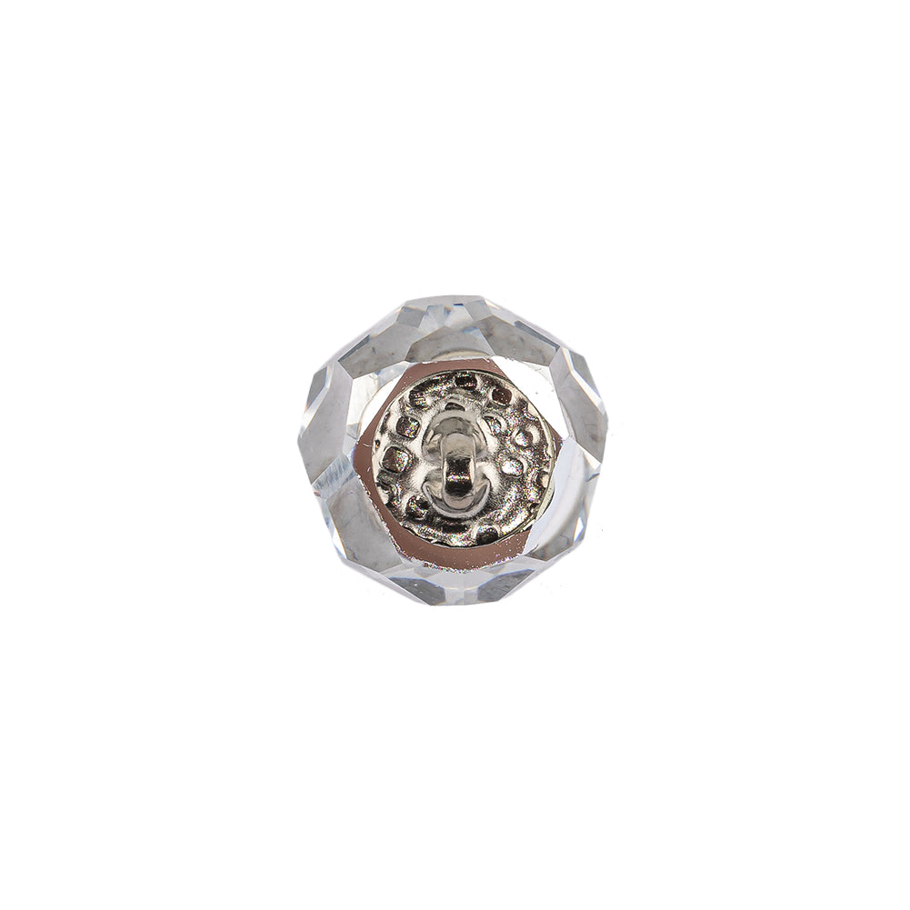 Vintage Swarovski Crystal Reverse Mirror Coated Faceted Shank Back Ball Button - 22L/14mm - Joann Fabrics