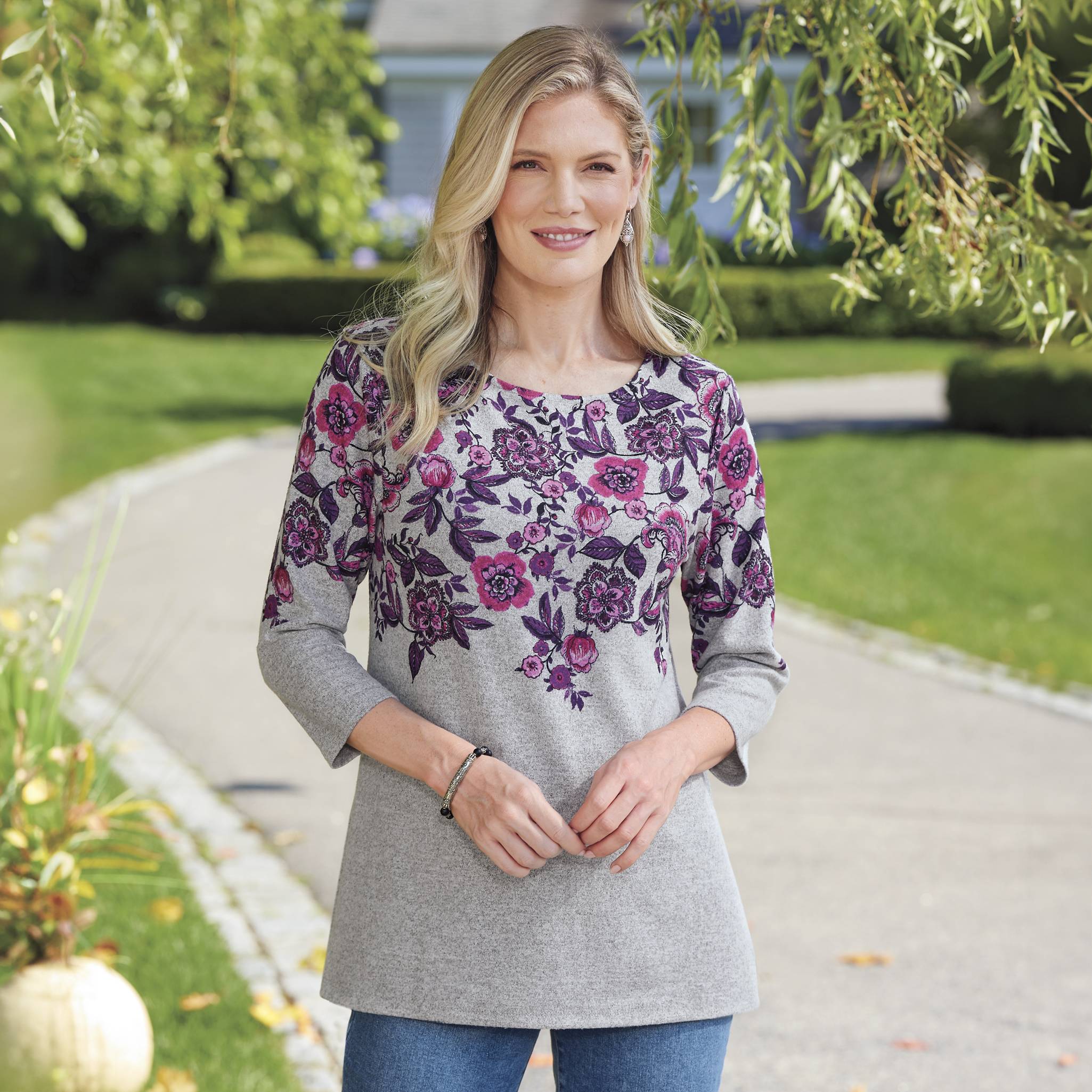 Printed Cozy Pullover - Northstyle Catalog