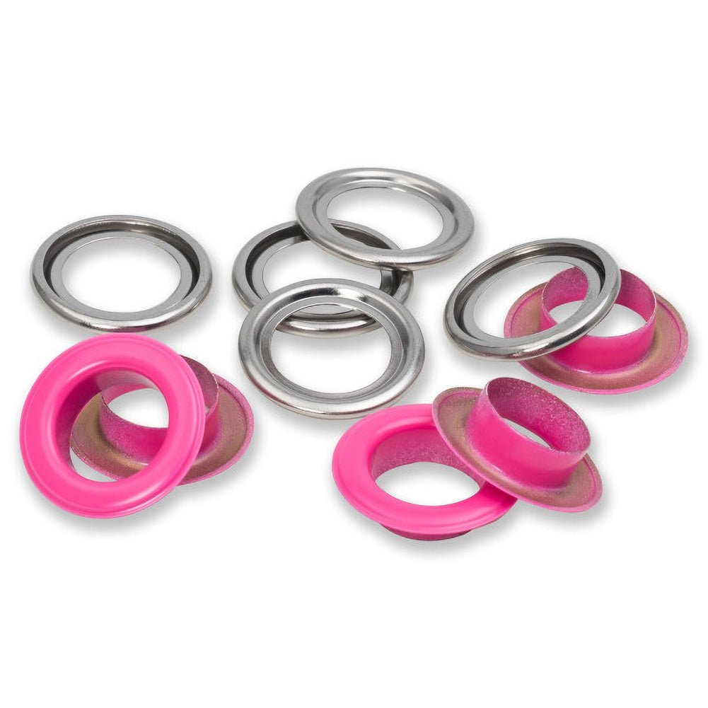 Prym Eyelets with Washers - Pink 14mm - 15pc - Joann Fabrics
