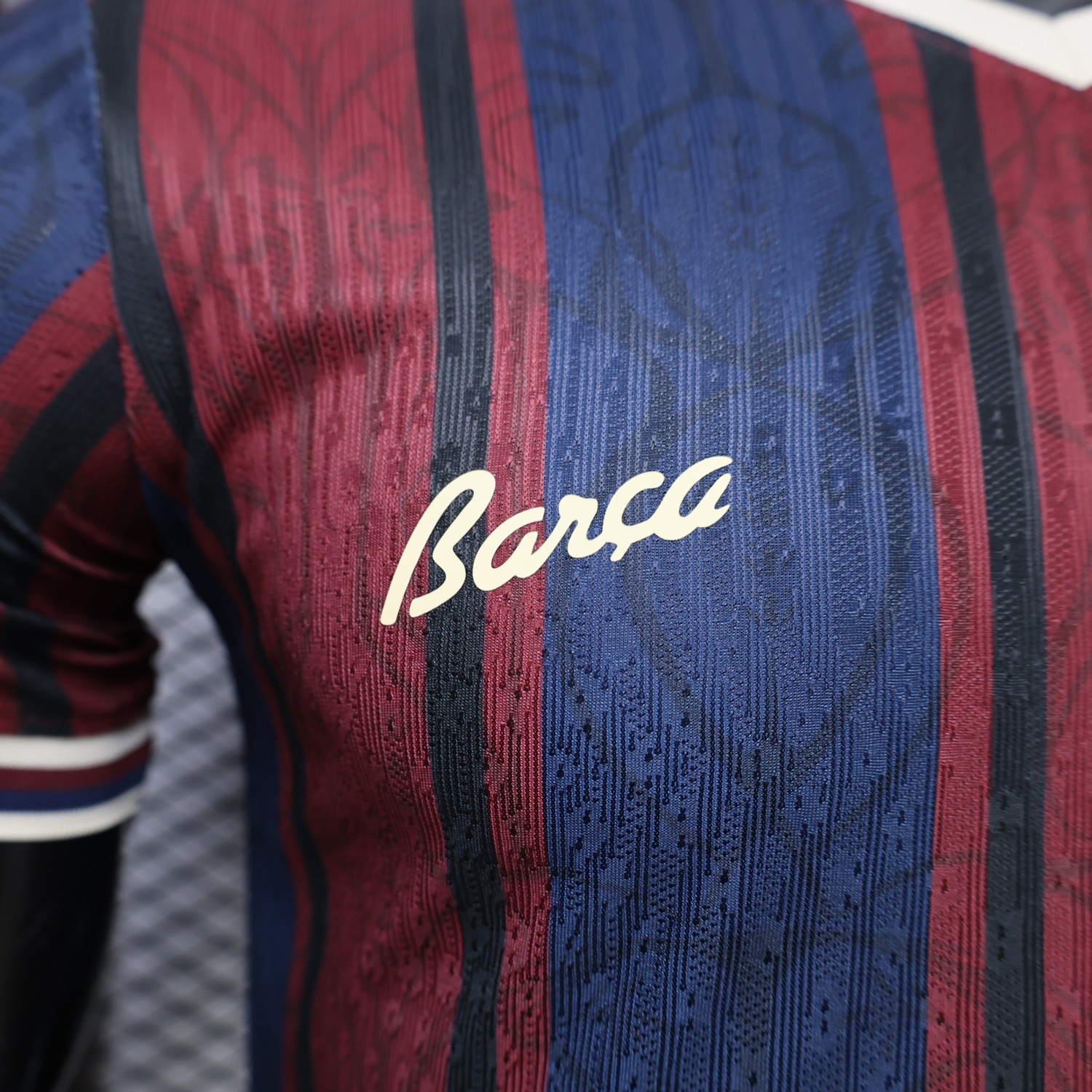 Barcelona 26-27 125 Years Anniversary Navy Burgundy Special Jersey - Player Version - UnitedFutballJersey