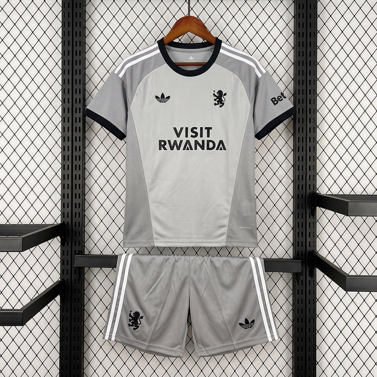Aston Villa 26-27 Grey Goalkeeper Kids Kit - UnitedFutballJersey
