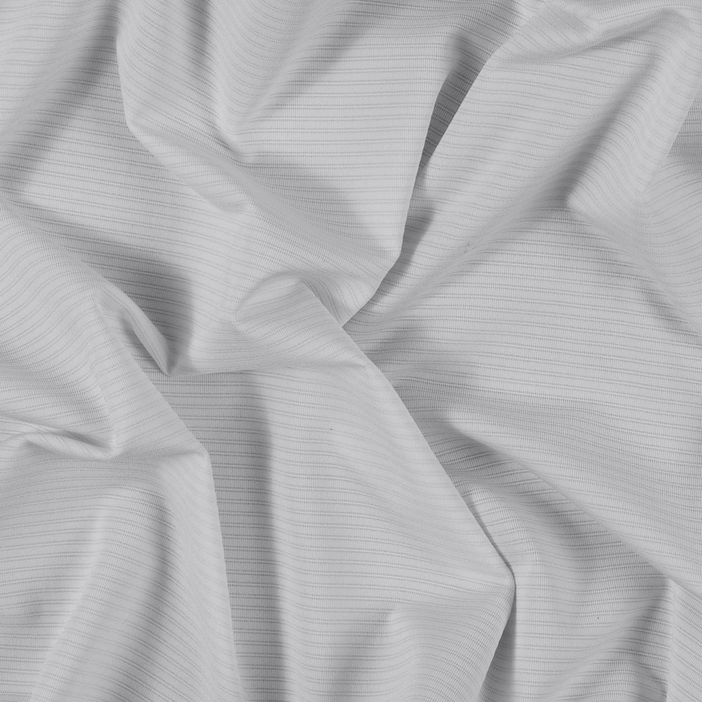 White Lurex Striped Wicking Jersey - Joann Fabrics