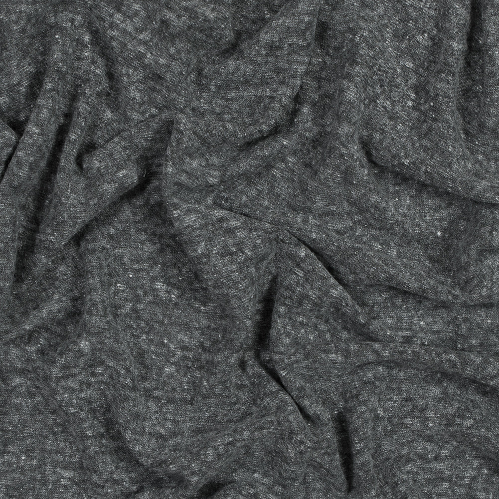 Heather Charcoal Linen and Polyester Knit - Joann Fabrics