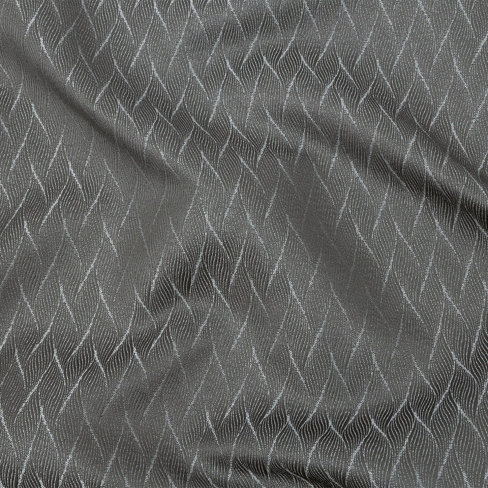 Drapery Jacquard - Mole Flowing Leaves - British Imported - Joann Fabrics
