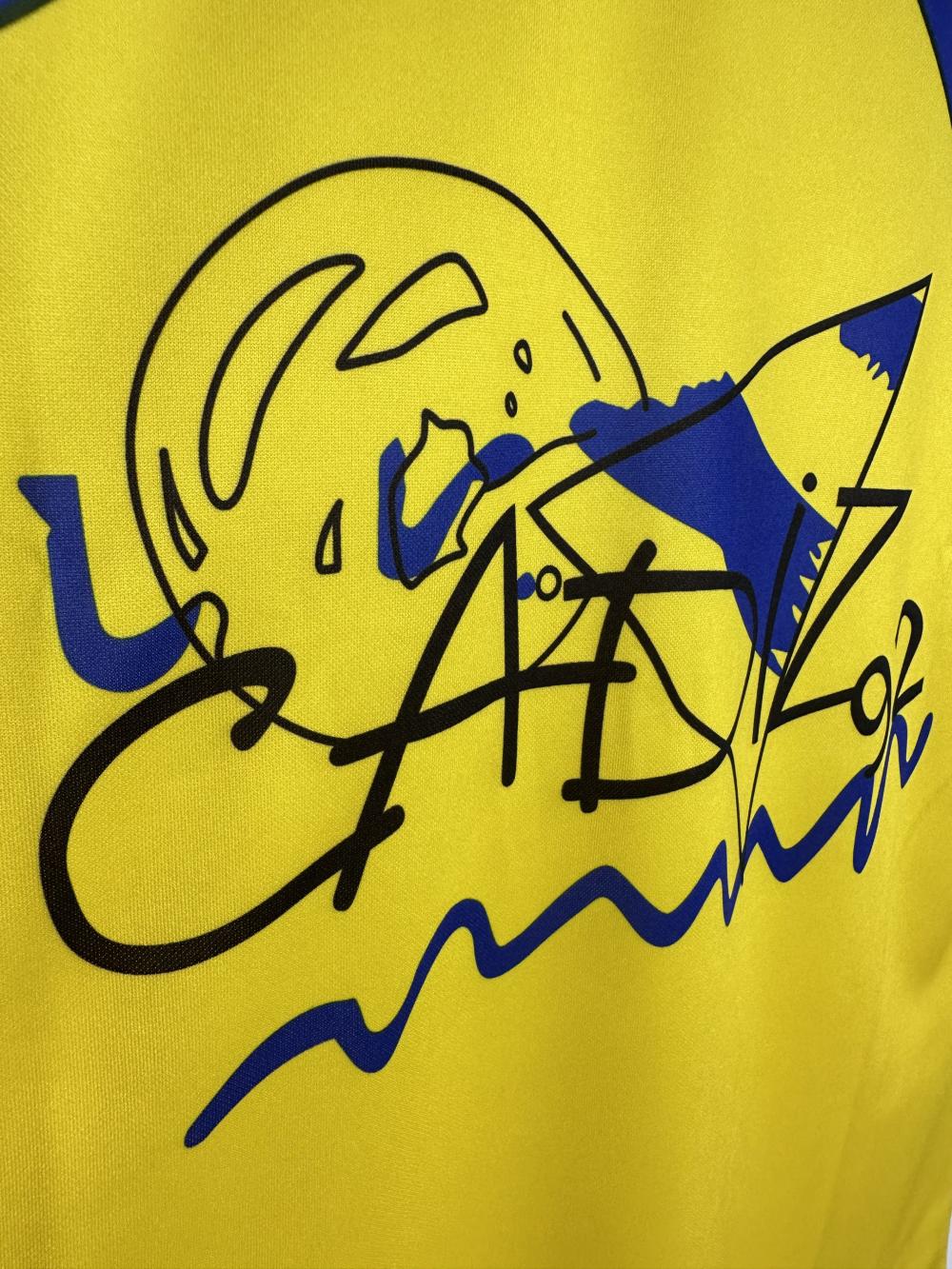 1991-1992 Retro Cádiz Home Football Shirt 1:1 Thai Quality