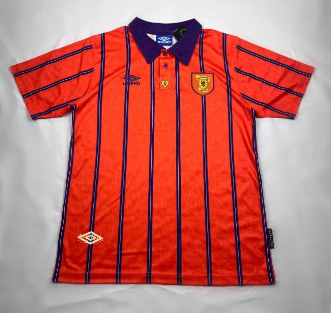 1993/1995 Retro Scotland National Team Away Football Shirt 1:1 Thai Quality