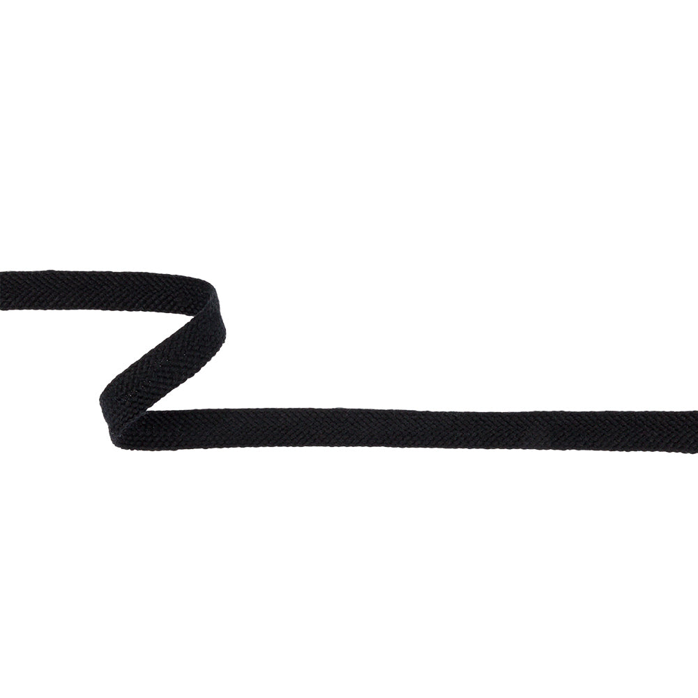 Black Wool Twill Tape - 0.5
