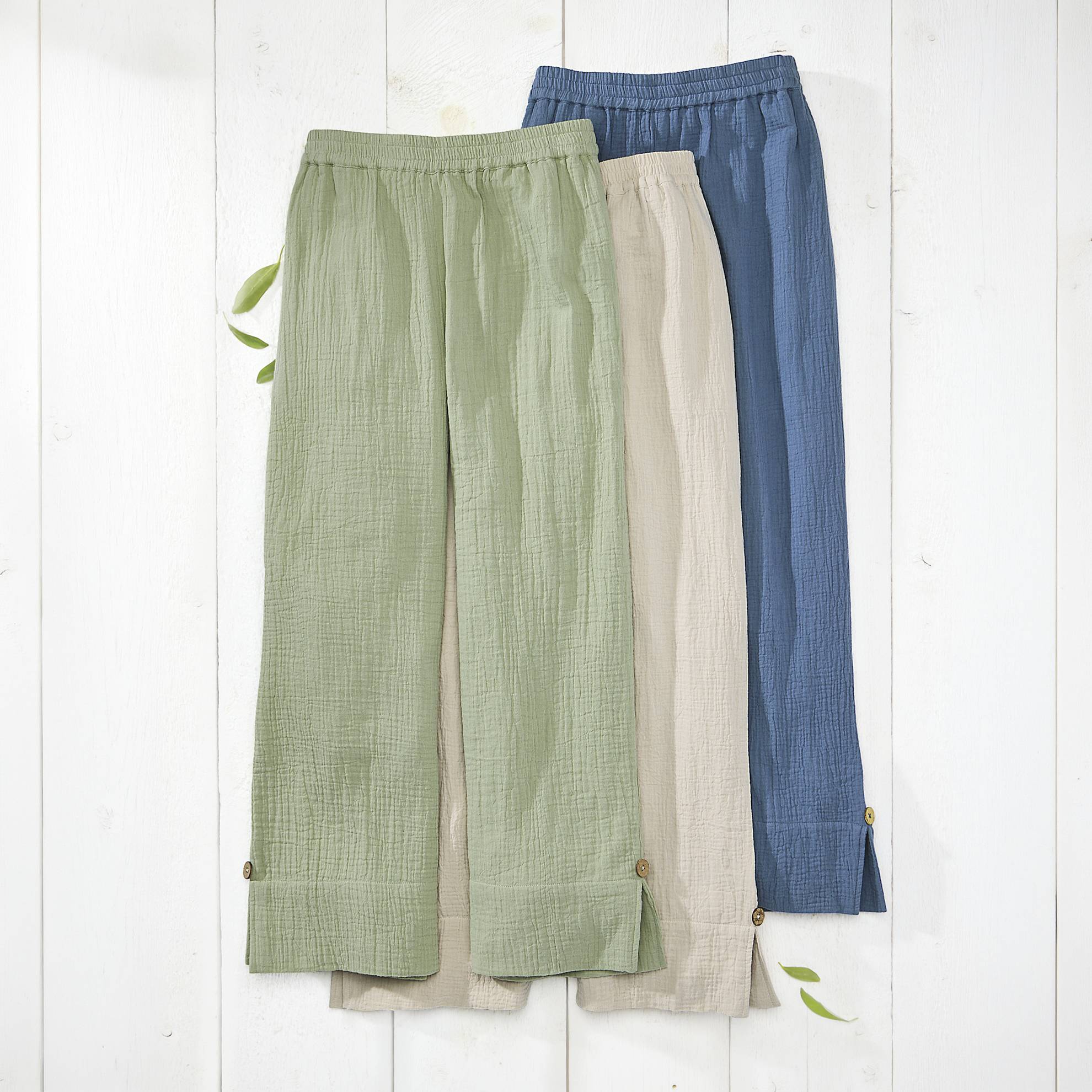 Double Cloth Casual Crop Pant - Northstyle Catalog