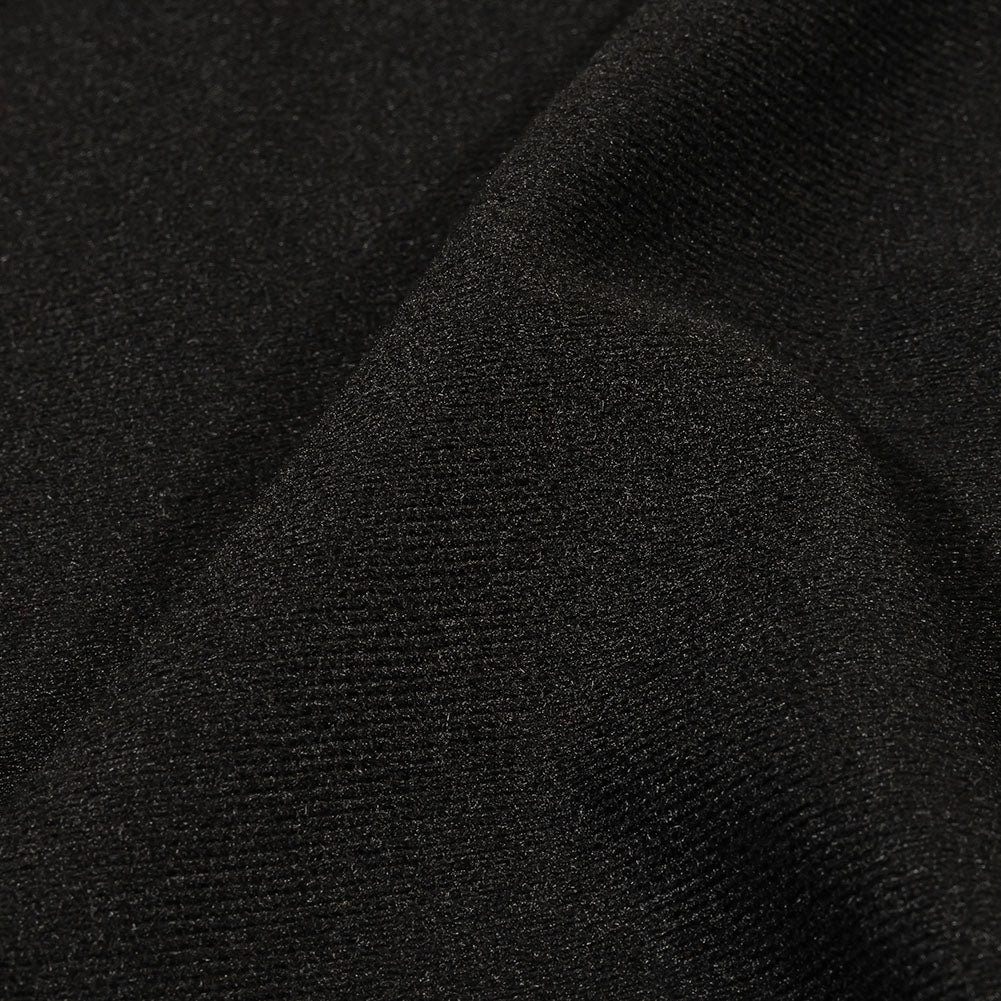 Balenciaga Italian Black Polyester Tracksuit Velour - Joann Fabrics