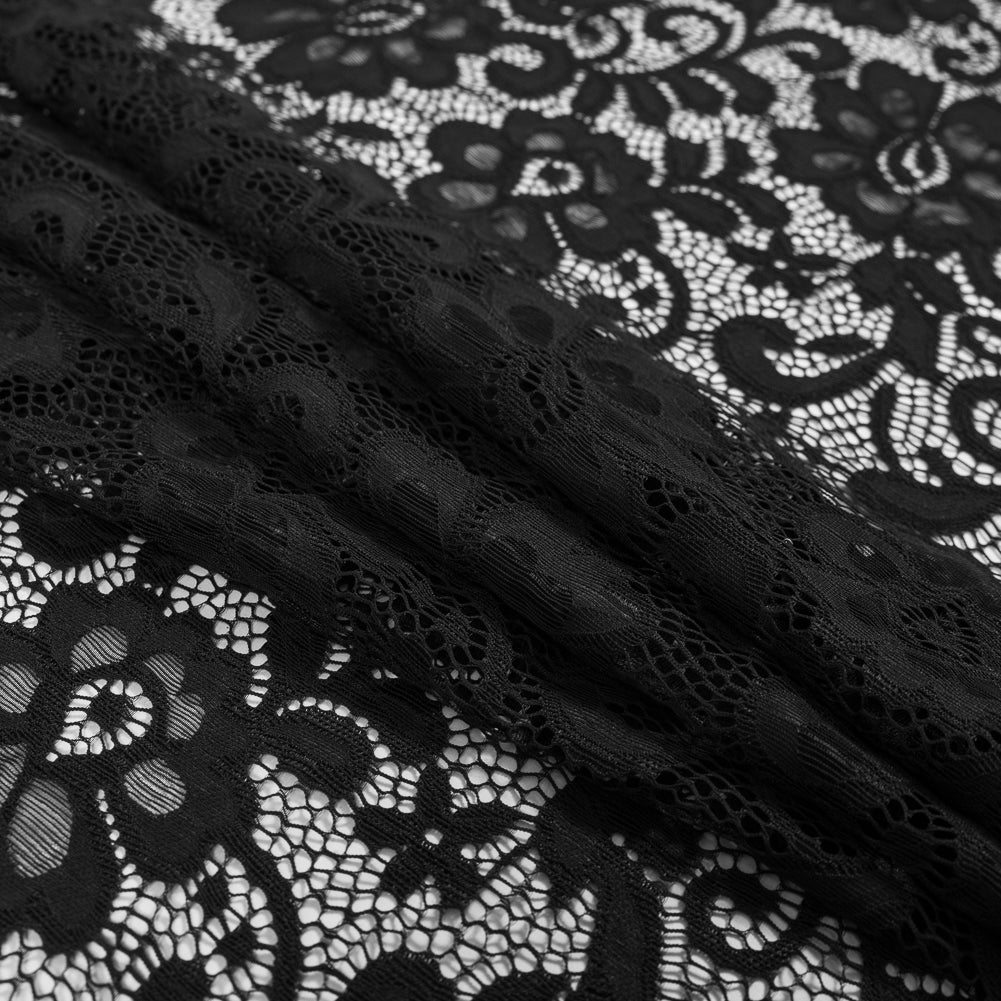 Italian Black Stretch Crochet Lace - Joann Fabrics