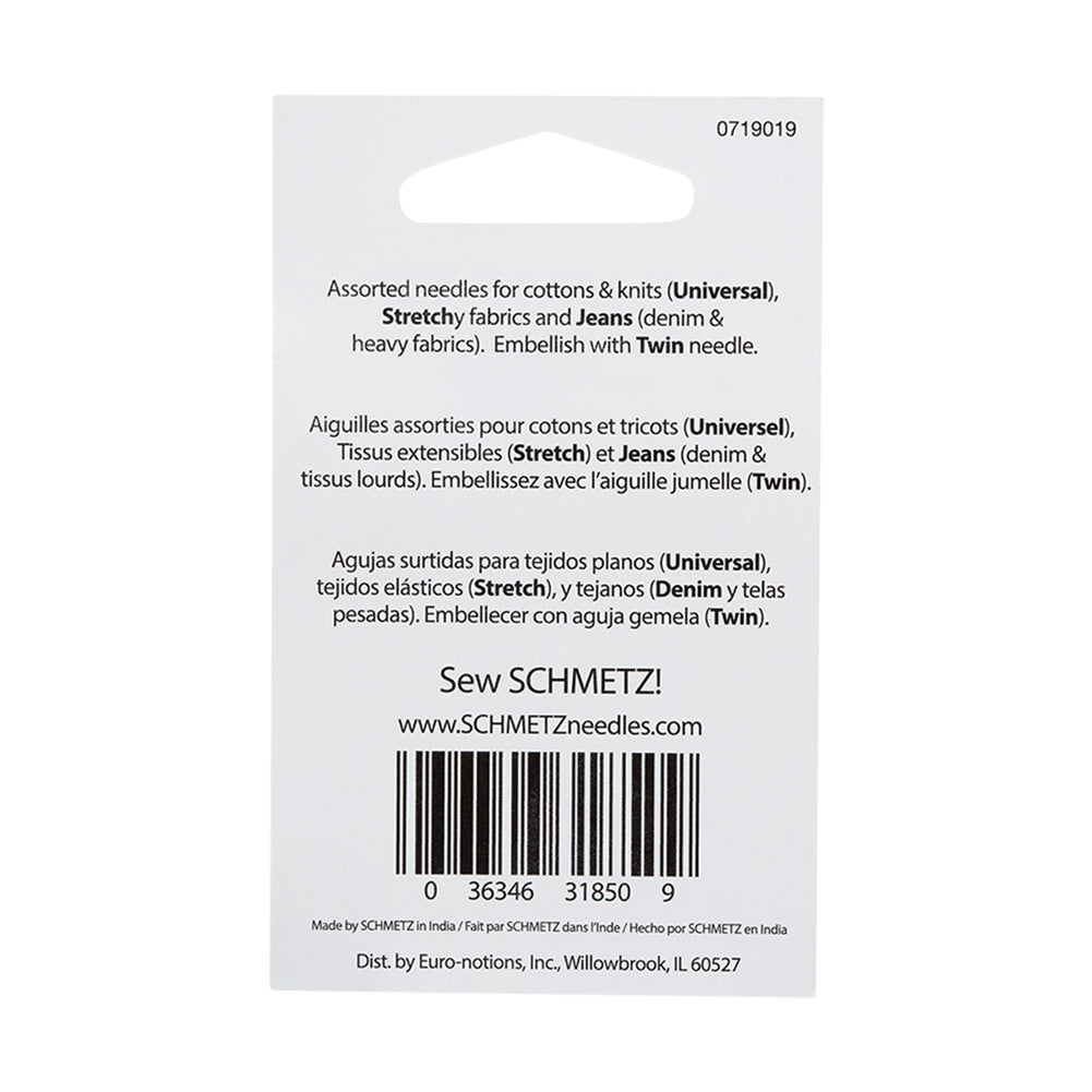 Schmetz Costume Pack Machine Needles - Assorted Sizes and Types - 9 ct - Joann Fabrics