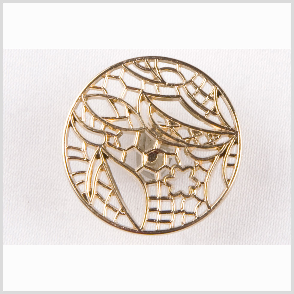 Light Gold Metal Coat Button - 40L/25.5mm - Joann Fabrics