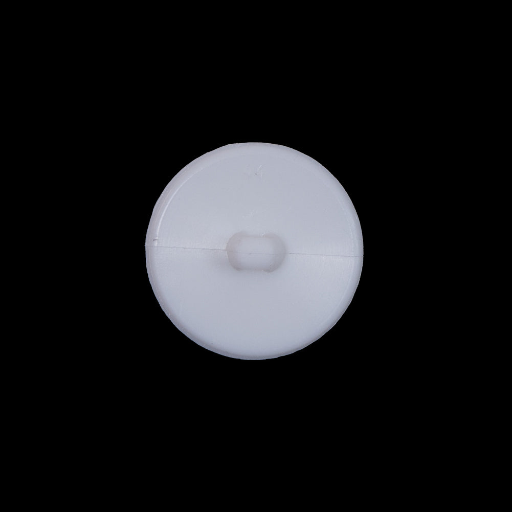 White Plastic Shank-Back Button - 28L/18mm - Joann Fabrics