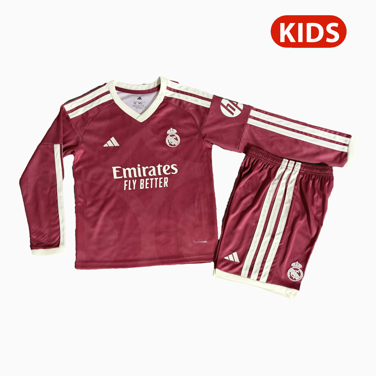 Real Madrid 26-27 Third Long Sleeves Kids Kit - UnitedFutballJersey