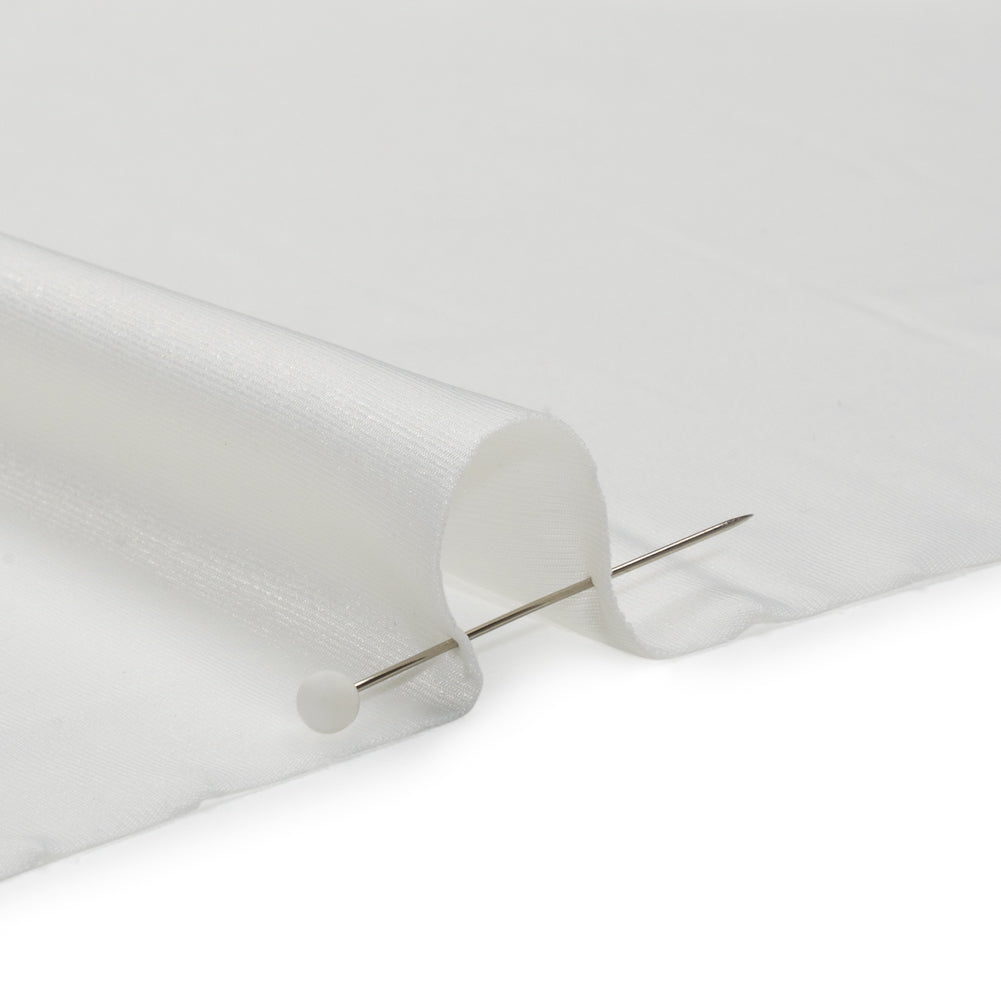 Famous Australian Designer White Stretch Polyester Jersey - Joann Fabrics