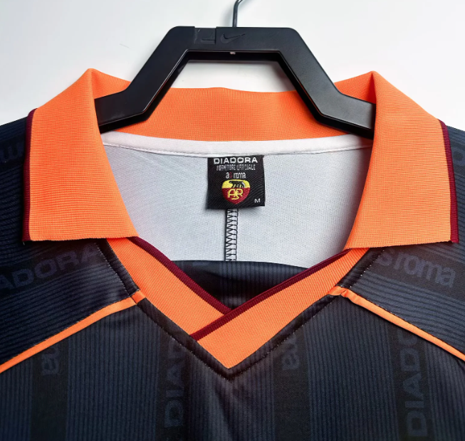 1999/2000 Long Sleeve Retro Roma Third Away Football Jersey 1:1 Thai Quality