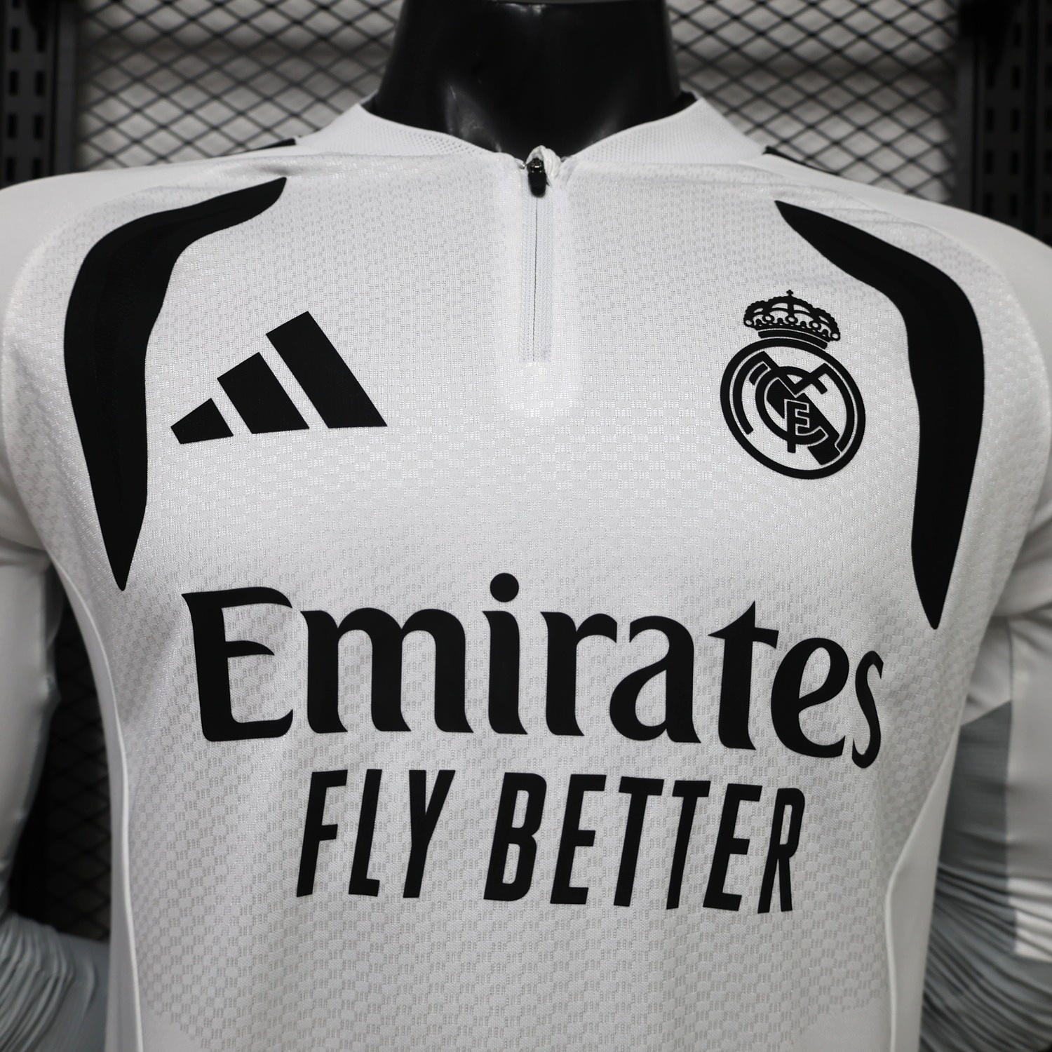 Real Madrid 26-27 White Long Sleeves Training Jersey - Player Version - UnitedFutballJersey
