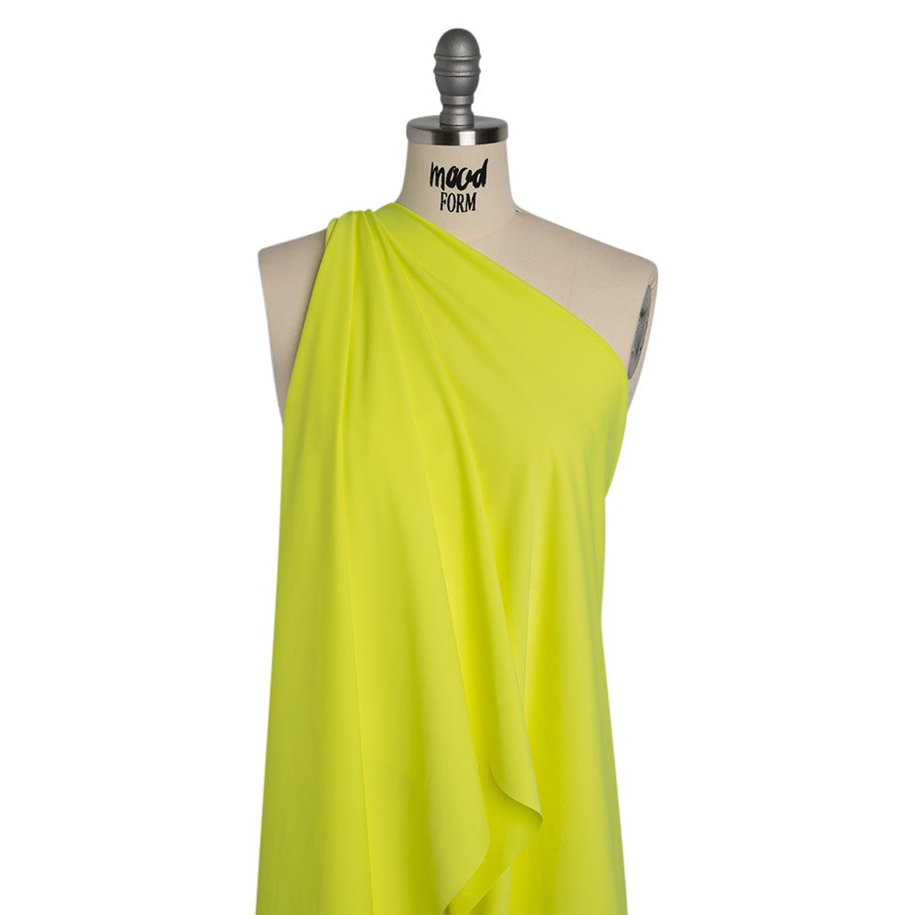 Stretch Nylon Swimwear Tricot - Neon Yellow - Designer Deadstock - Joann Fabrics