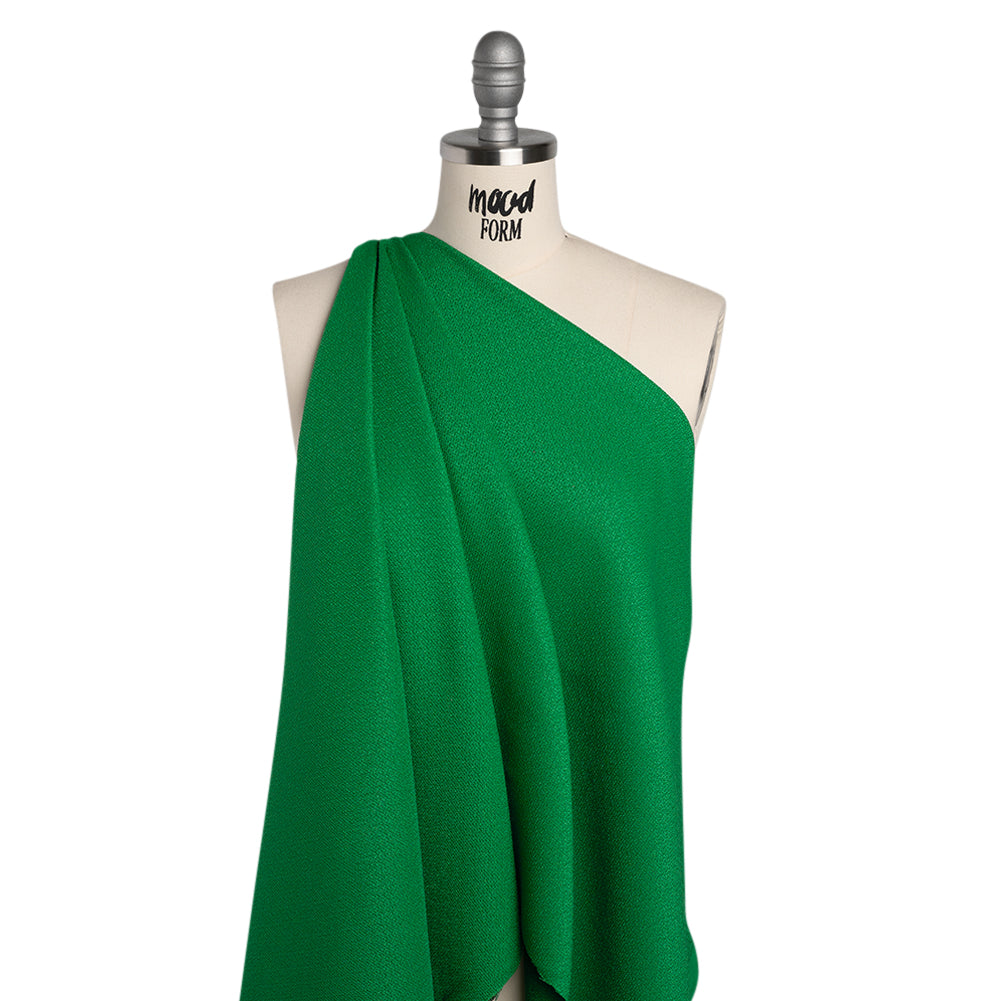 Textured Polyester Woven - Kelly Green - Designer Deadstock - Joann Fabrics