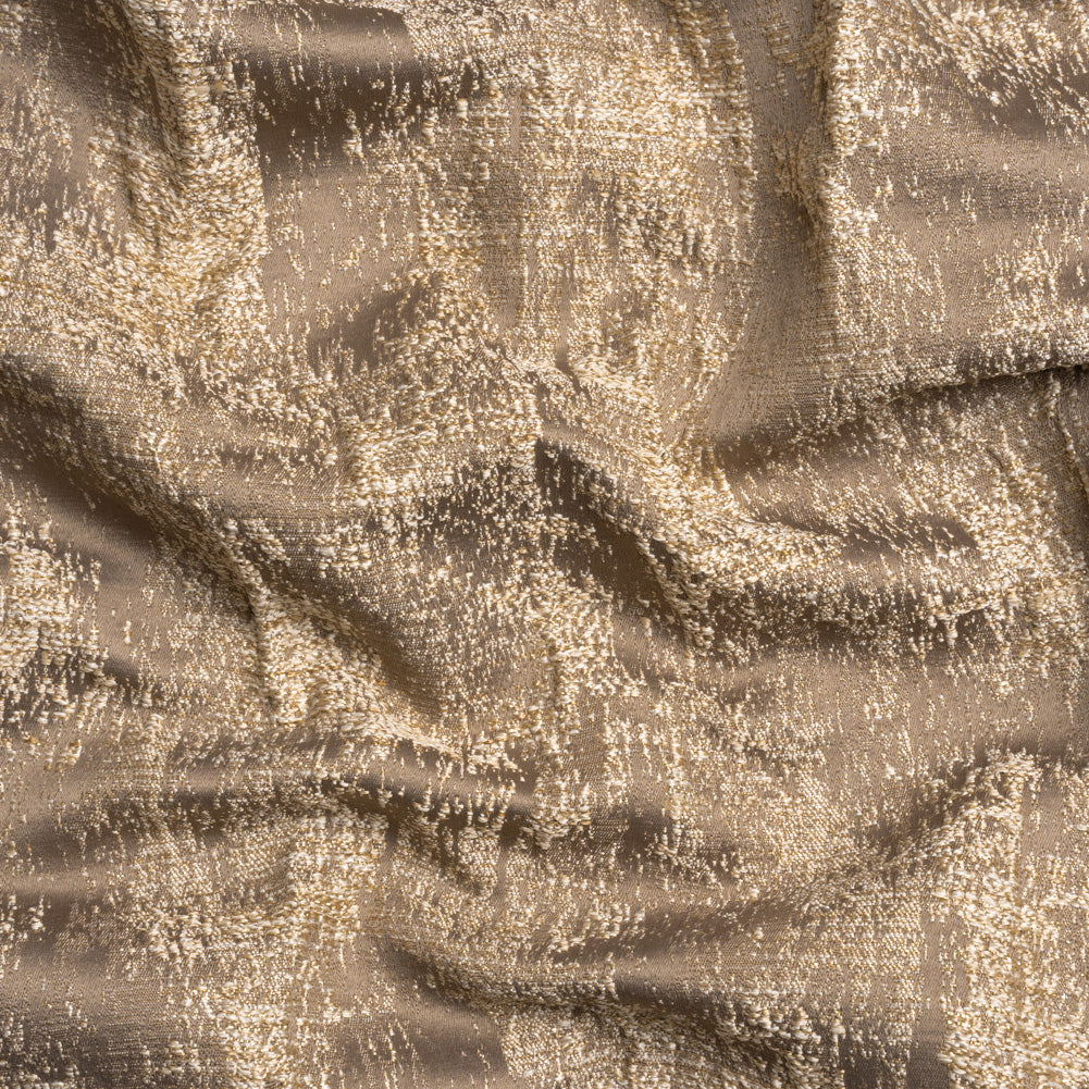 Metallic Drapery Jacquard - Mole Abstract - British Imported - Joann Fabrics
