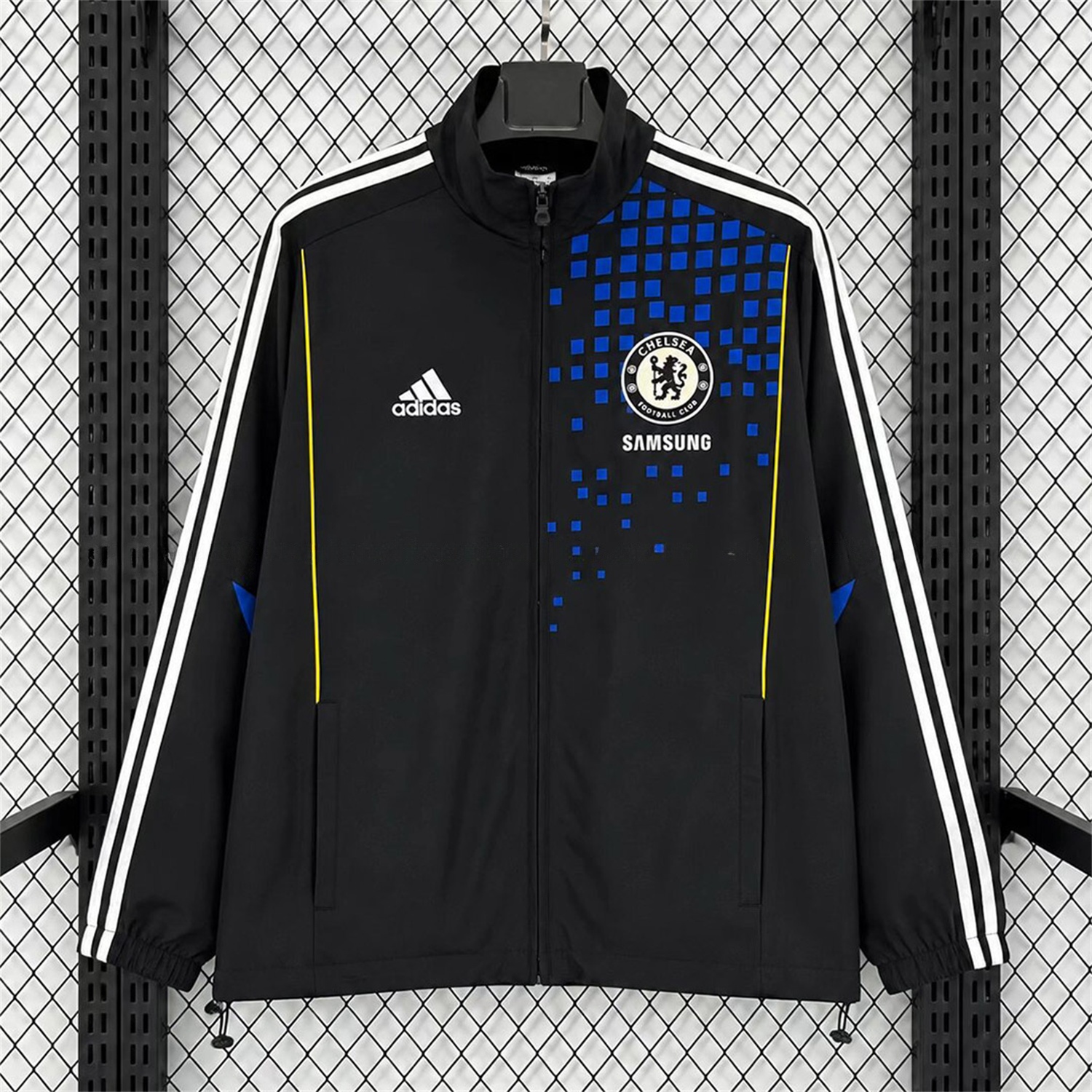 Retro C.H.E.L.S.E.A 2011-12 Windbreaker Jacket - Black - UnitedFutballJersey