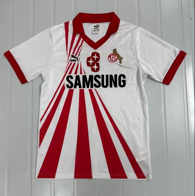 1990/1991 Retro FC Köln Home Football Jersey 1:1 Thai Quality