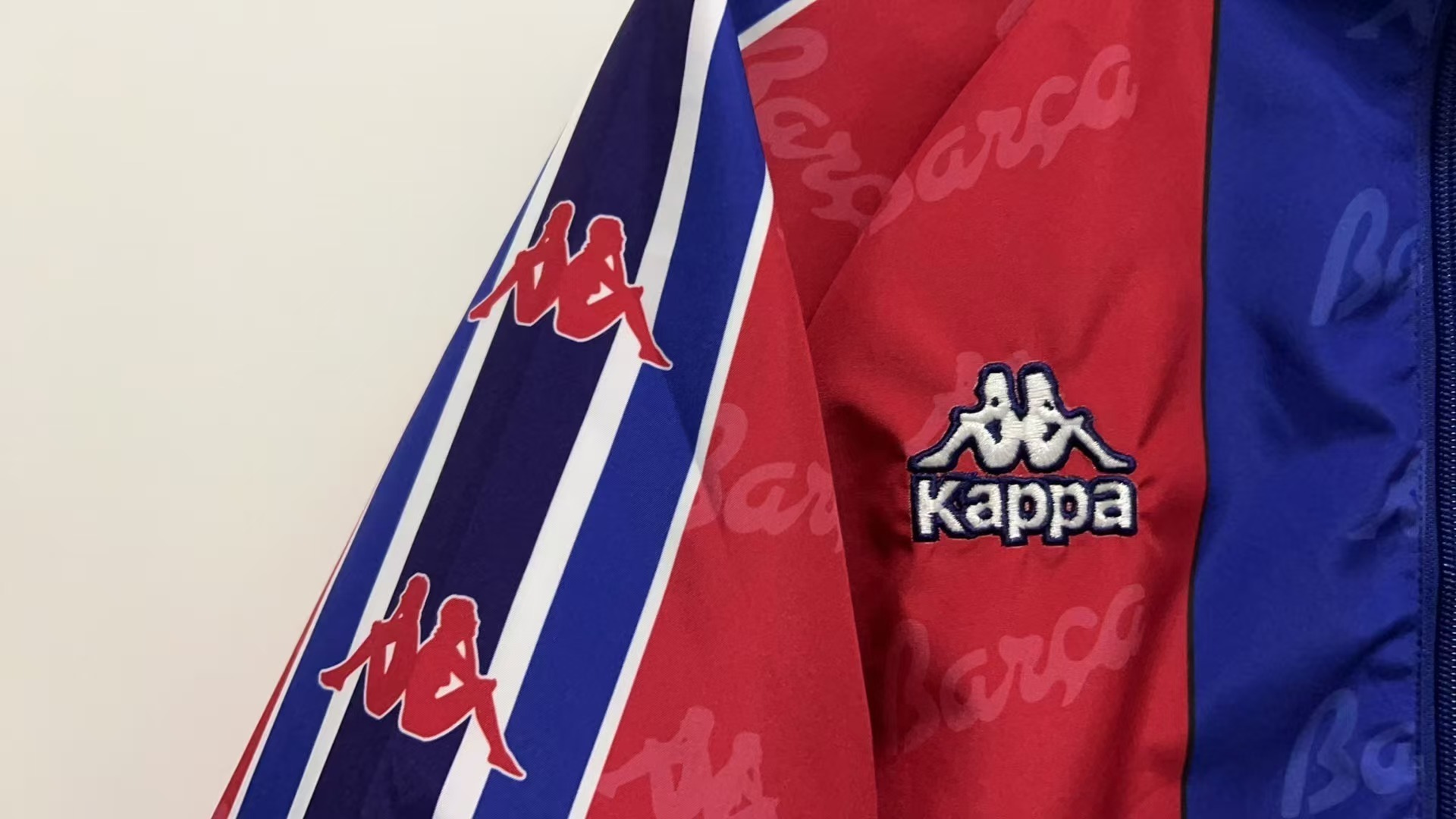 1996/1997 Retro Barcelona Reversible Windbreaker Soccer Jersey 1:1 Thai Quality