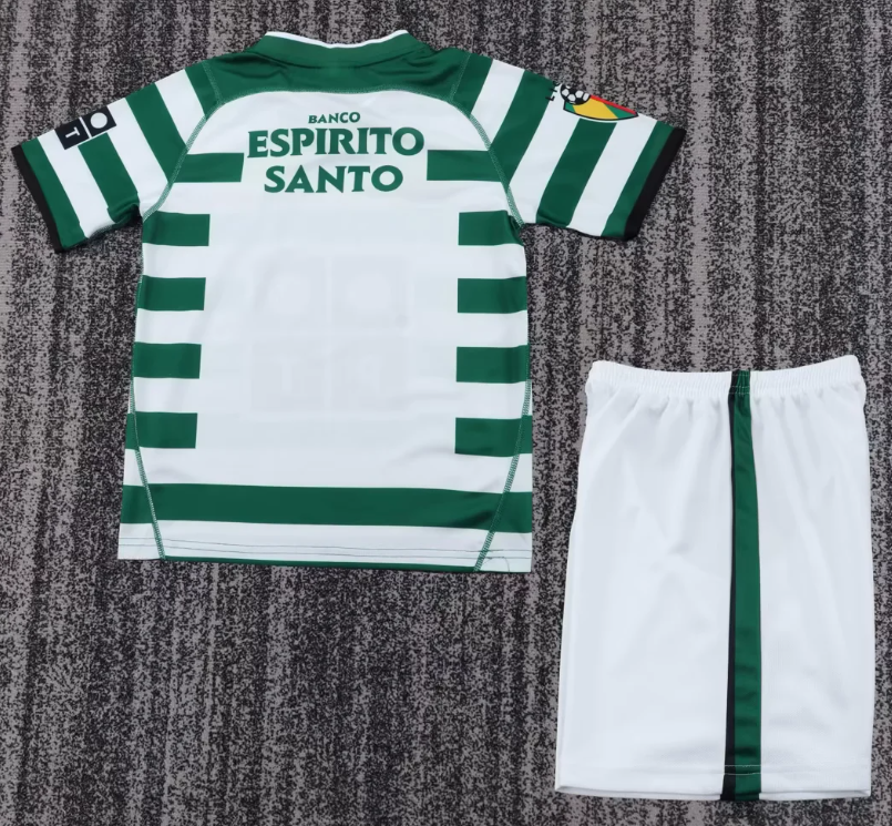 2003/2004 Retro Sporting Lisbon Home Football Shirt 1:1 Thai Quality Kids Size
