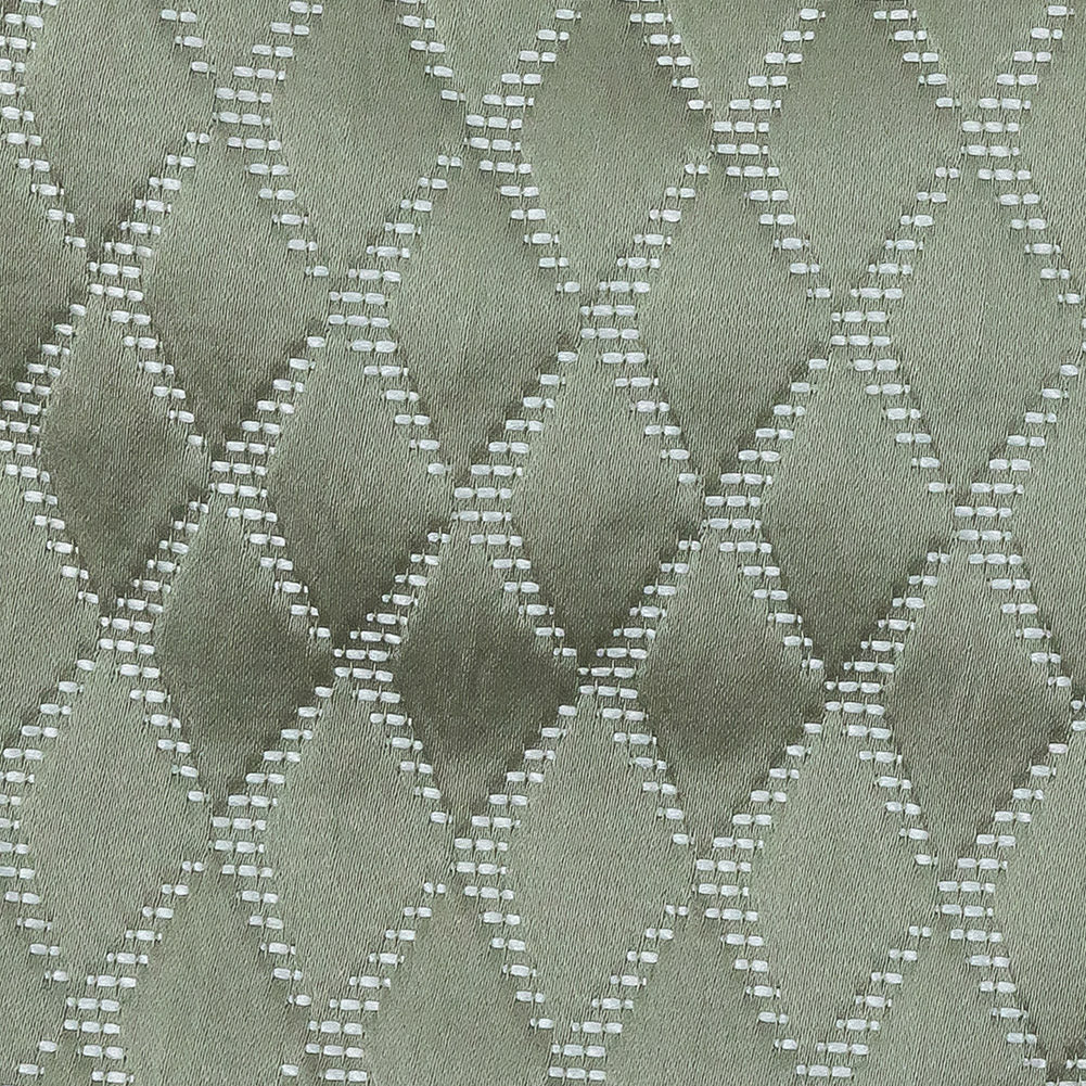 Satin-Faced Jacquard - Sage Shadow Diamonds - British Imported - Joann Fabrics