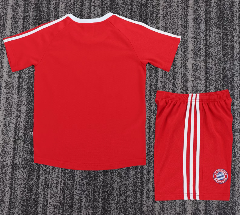2001/2002 Retro Bayern Munich Europa League Home Football Shirt 1:1 Thai Quality Kids Size